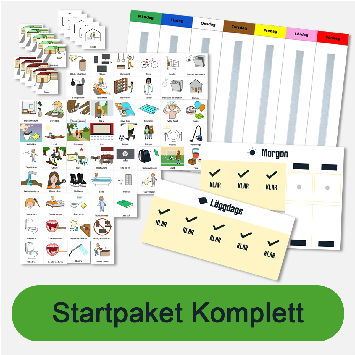 Startpaket bildstöd, Komplett