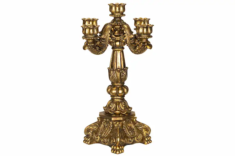 Kandelaber 5-Arm Julie - Guld - 50 cm - 2