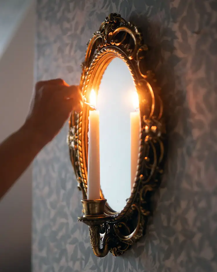 Light Lamp Mirror - 47 cm