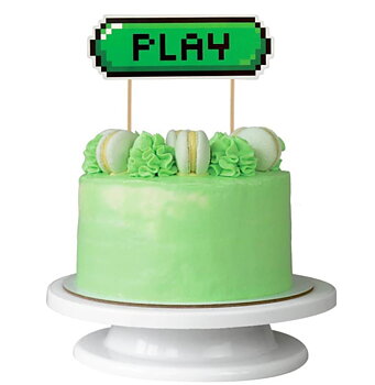 Cake topper - Gaming "PLAY"