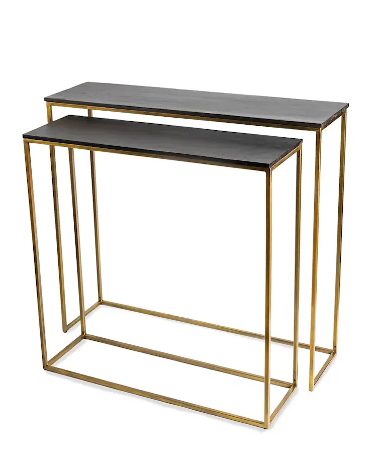 Sidobord Oblong - 77/82 cm - 3