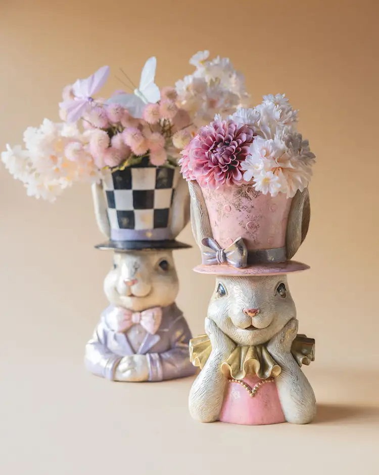 Bust Rabbit Hat Circus - 34 cm - 2