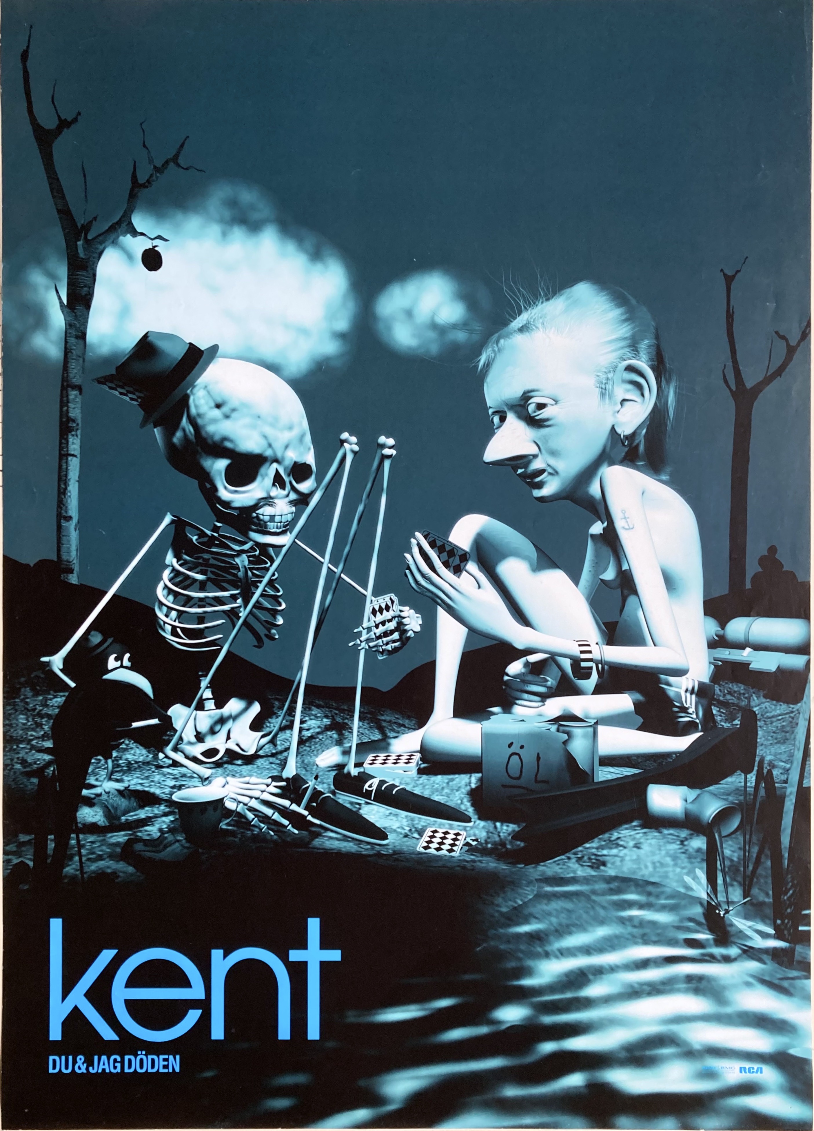 KENT - Du & jag Döden (2005) LP CD Promoaffisch