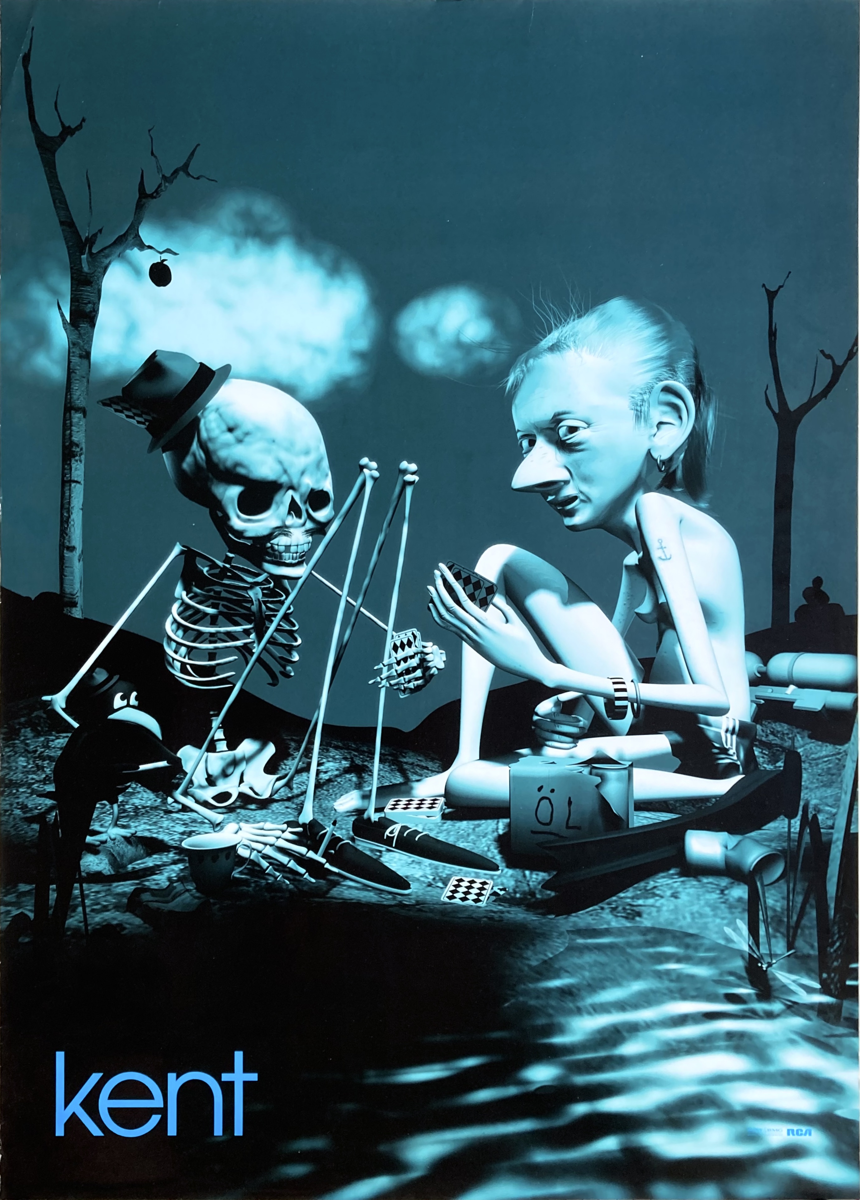 KENT - Du & jag Döden (2005) LP CD Promo poster BLACK rear