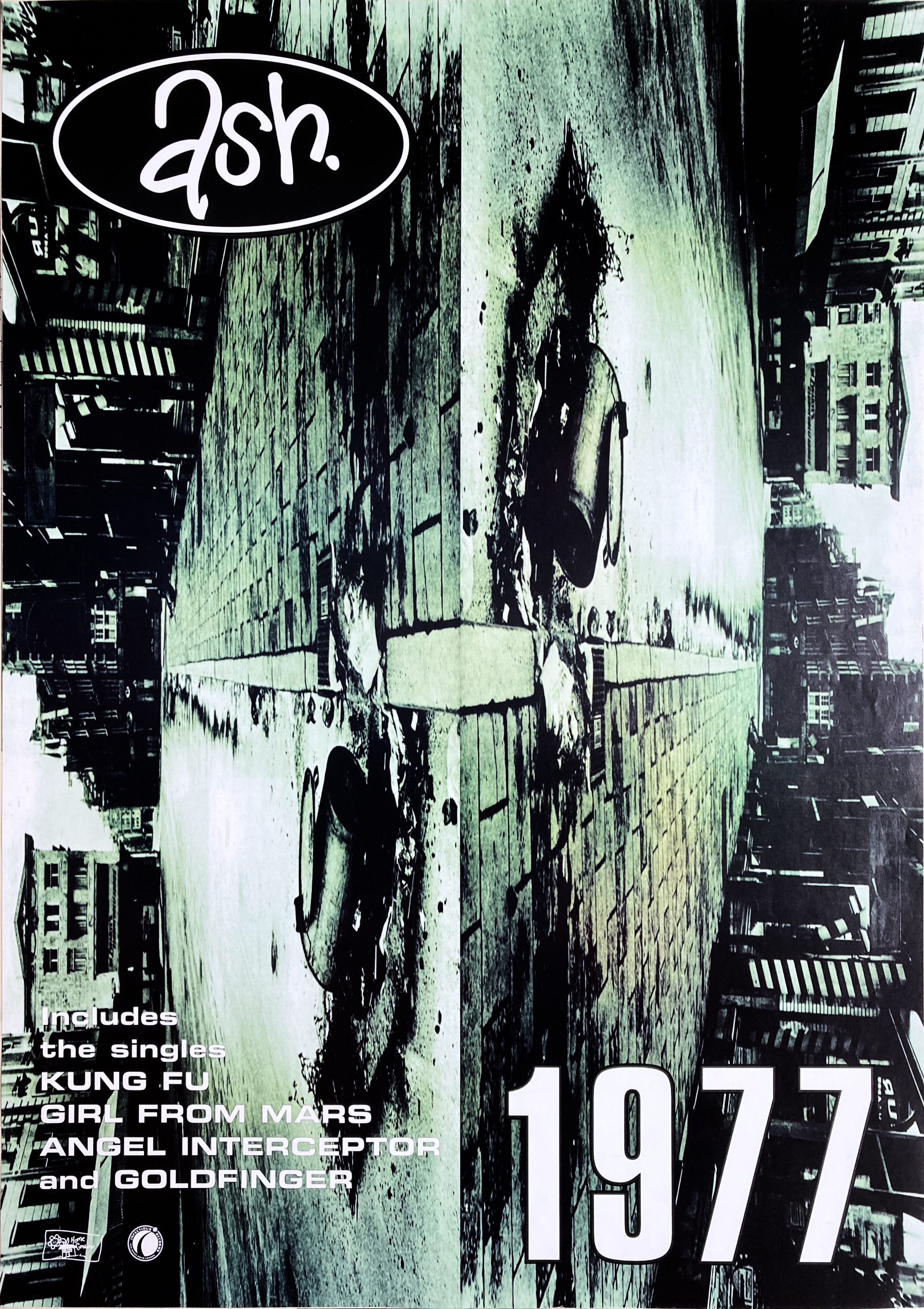 ASH - 1977 (1996) LP CD Promo poster