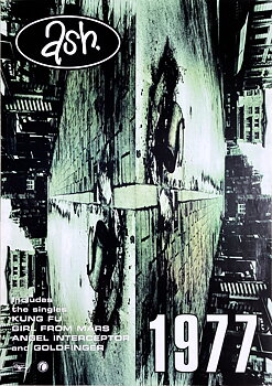 ASH - 1977 (1996) LP CD Promo poster