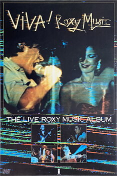 ROXY MUSIC - Viva! (1976) LP Promo poster
