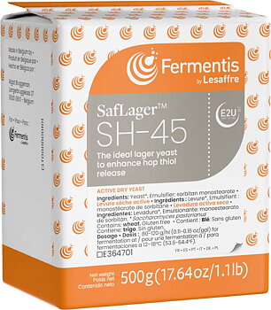 20-pack, Fermentis SafLager SH-45, 500 g