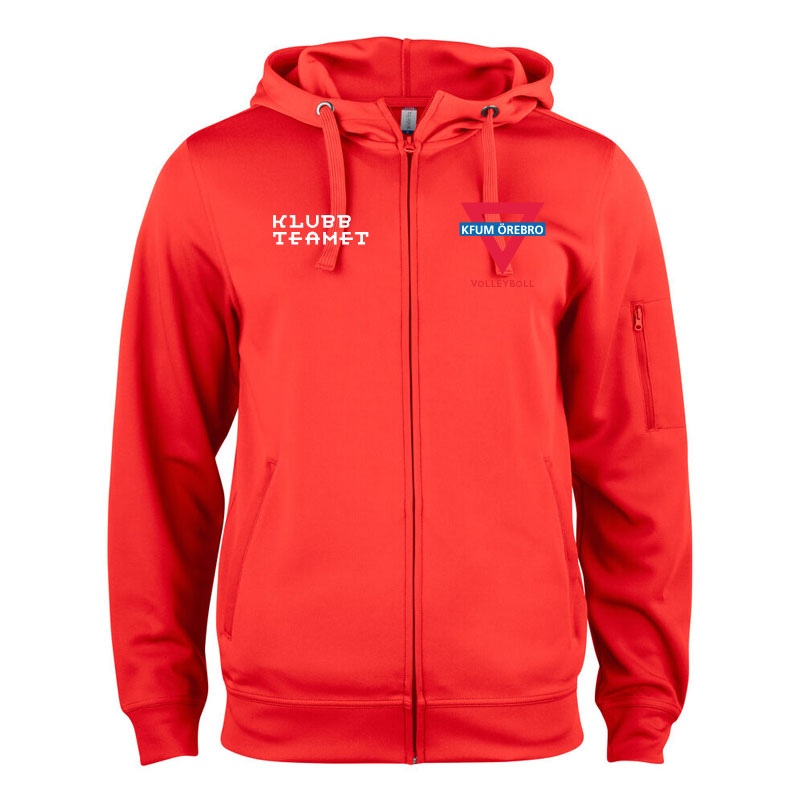 Clique Basic Active Zip Hoody Ledare (KFUM Volleyboll)