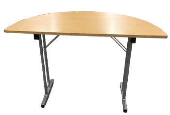 Vikbart halvbord 120x75