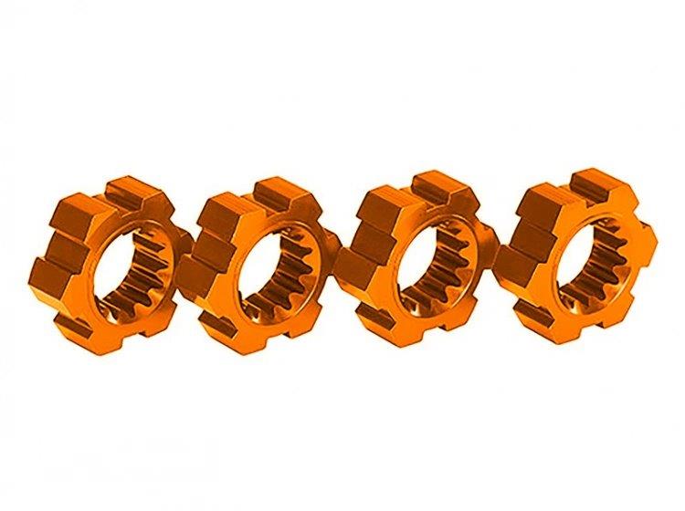 Traxxas Fälgnav Aluminium Orange (4) X-Maxx, XRT