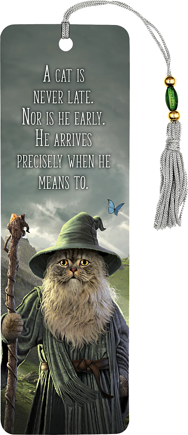 Catdalf Beaded Bookmark