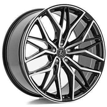 20" AXE WHEELS EX55 - GLOSSY BLACK POLISHED