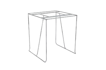 SINARP table stand Galvanized