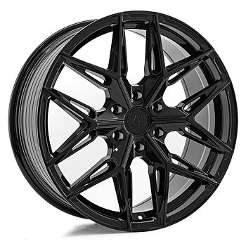20" AXE WHEELS EX47T - GLOSSY BLACK