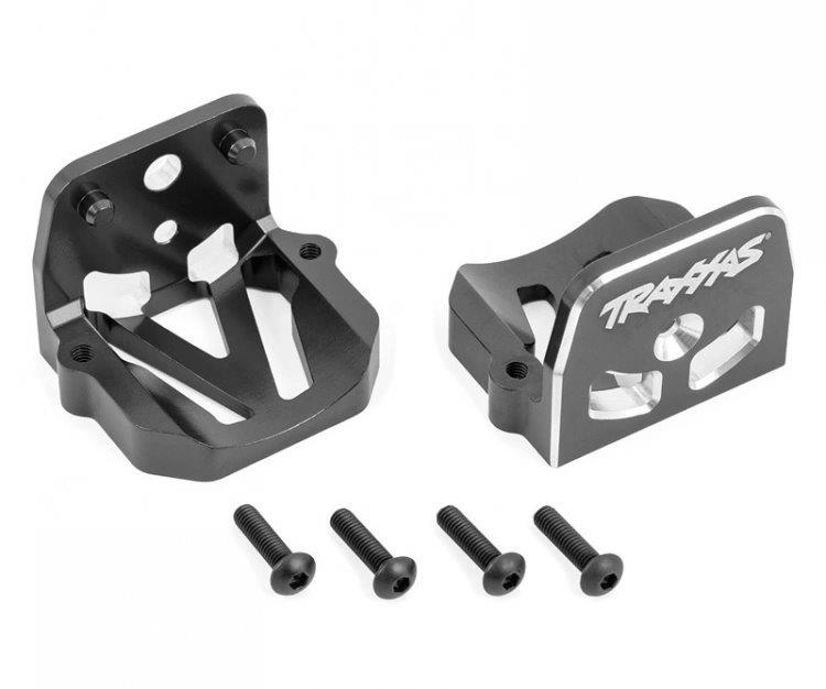 Traxxas Motorfäste Fram & Bak Set Alu Grå X-Maxx, XRT