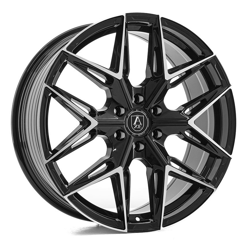 20" AXE WHEELS EX47T - GLOSSY BLACK POLISHED