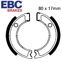 Bromsbackar sats Yamaha PW50 Fram & Bak  (2E9-25130-00) 807007 - 2