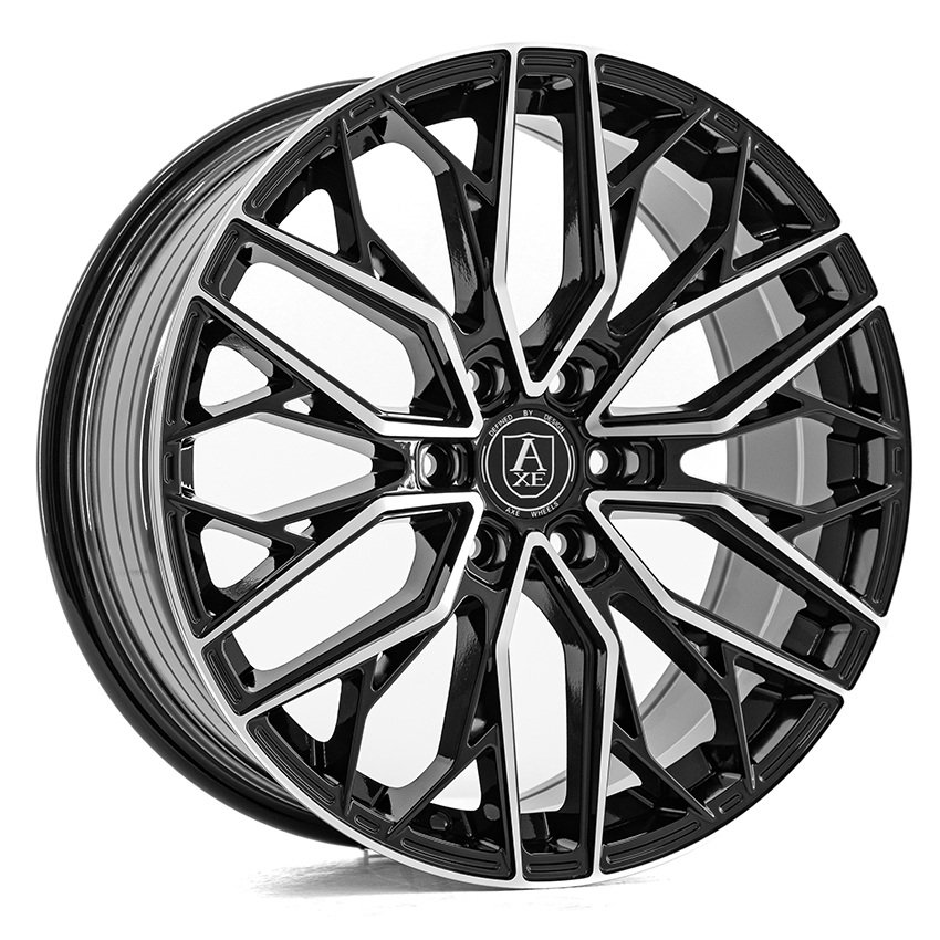 18" AXE WHEELS EX48T - GLOSSY BLACK POLISHED