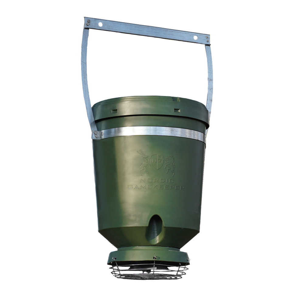 Nordic Gamekeeper 125 liters foderautomat - Med upphängning