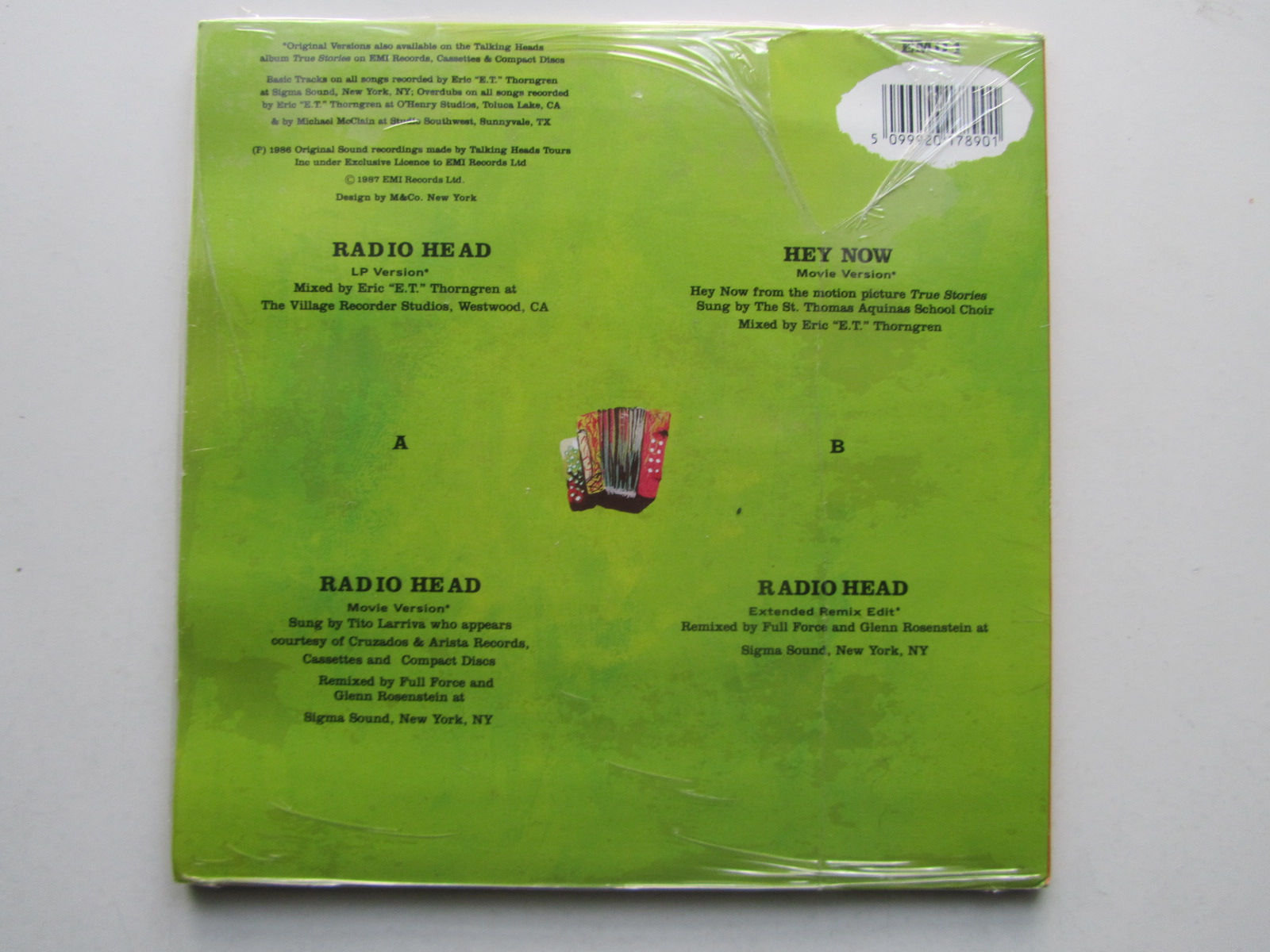 Talking Heads Hey Now /Radio Head  - 2