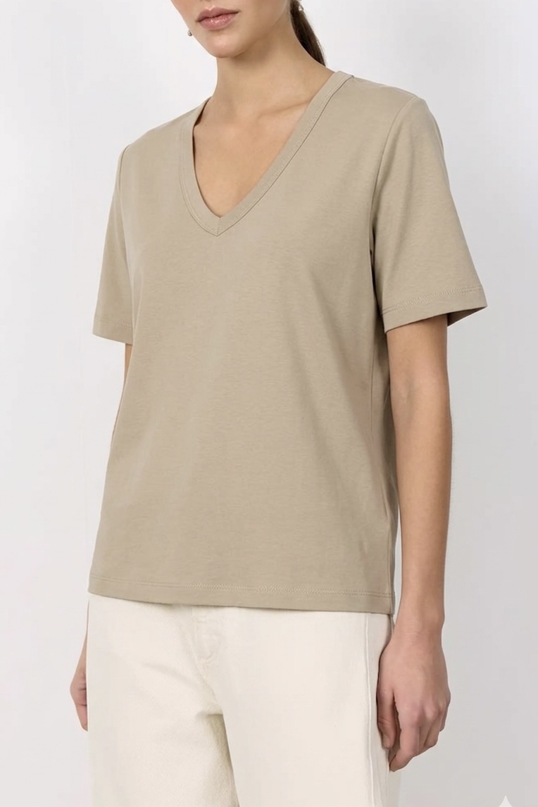 Leveté Room - Paloma 2 T-Shirt Island Fossil - 3