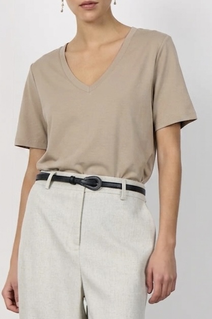Leveté Room - Paloma 2 T-Shirt Island Fossil - 2