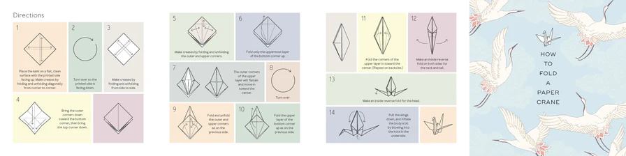 A Paper Crane a Day - A Year of Mindful Folding—Origami Notepad 365 Sheets (Craft Kit) - 4