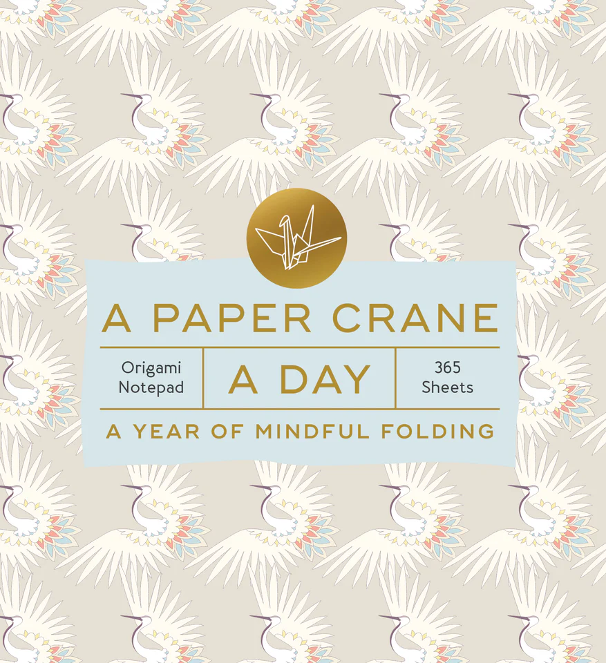 A Paper Crane a Day - A Year of Mindful Folding—Origami Notepad 365 Sheets (Craft Kit)