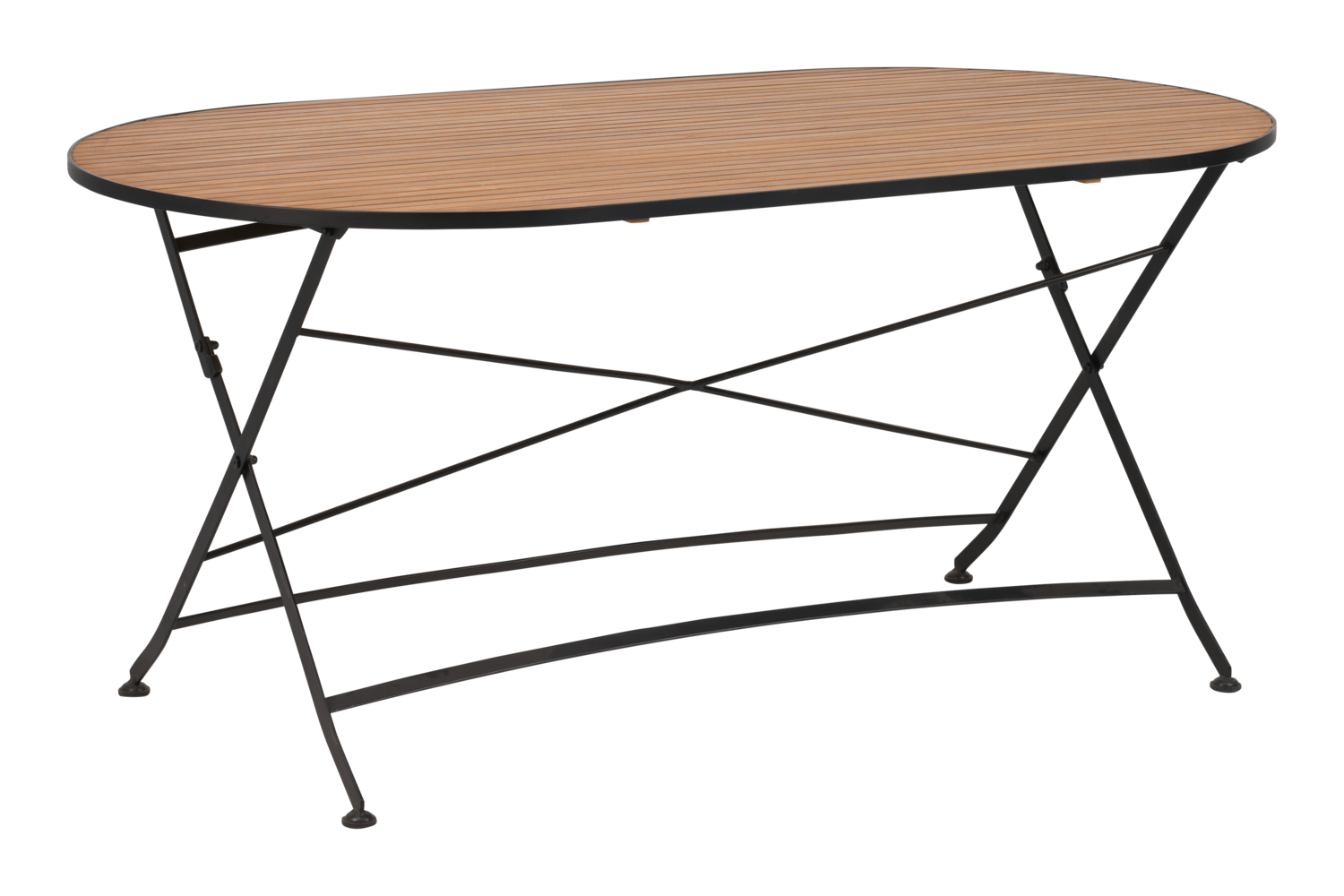 BREWER dining table Black/teak