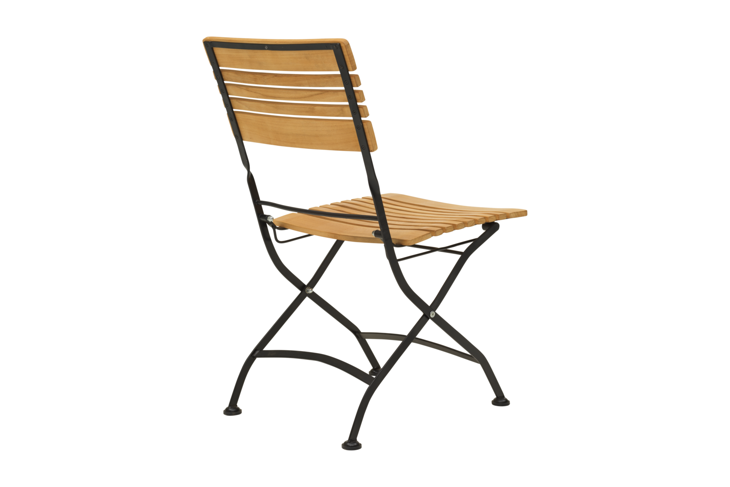 BREWER matstol Svart/teak - 3