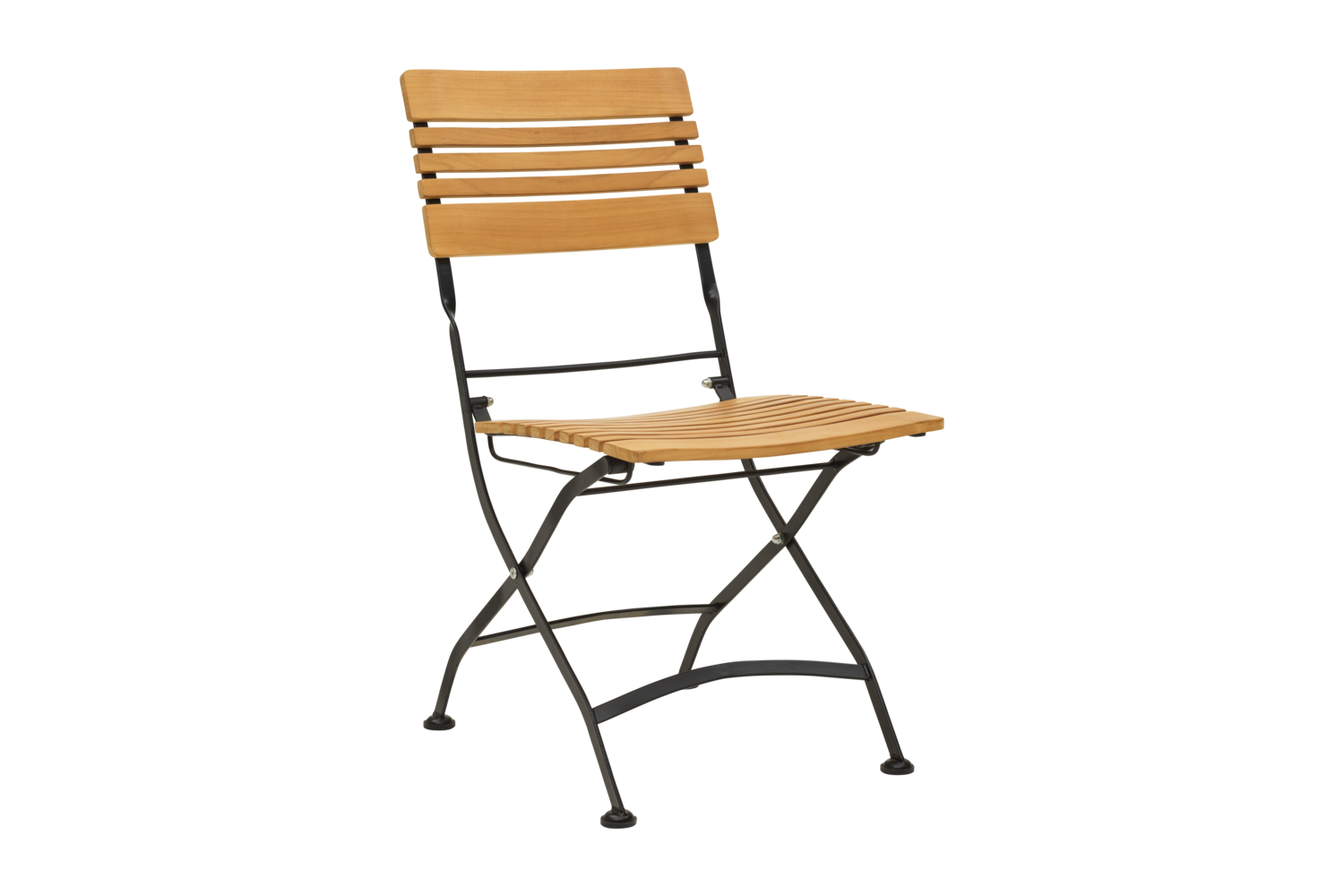 BREWER matstol Svart/teak