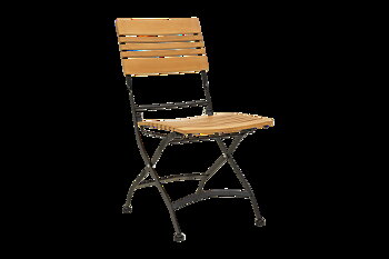 BREWER matstol Svart/teak