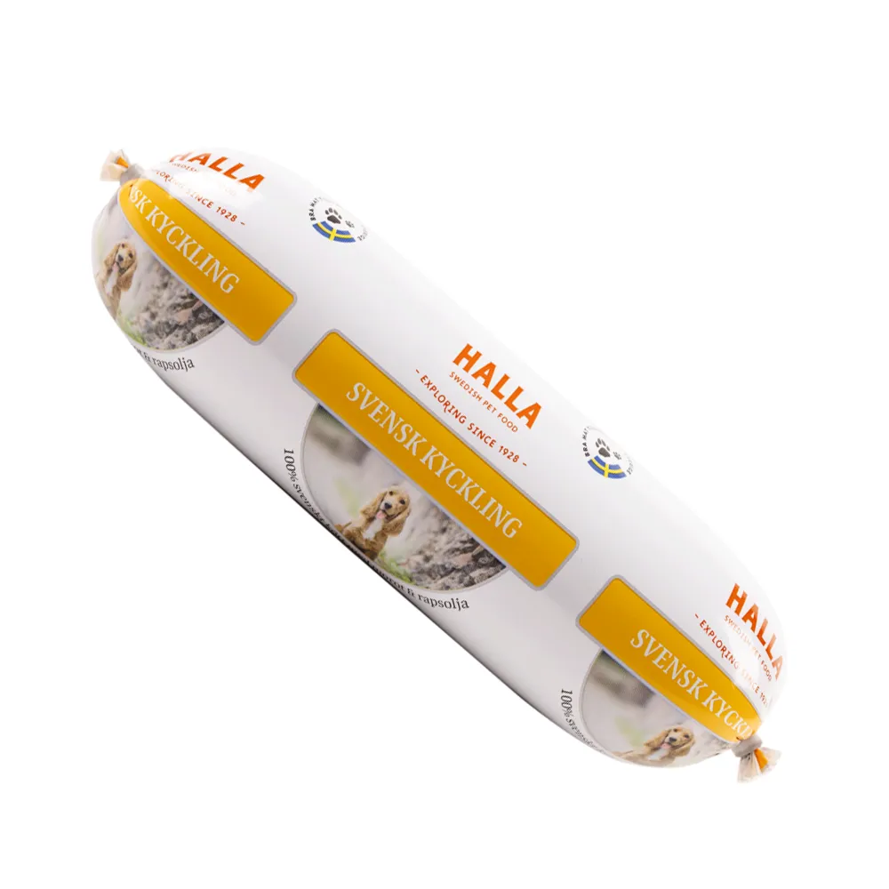 Halla steamed wet food chicken grain free dog food fresh food