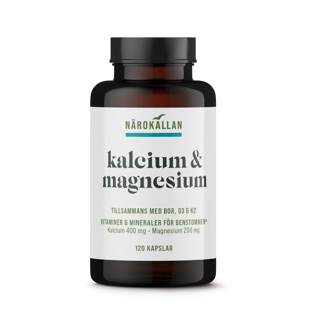Kalcium & Magnesium 120 kap Närokällan