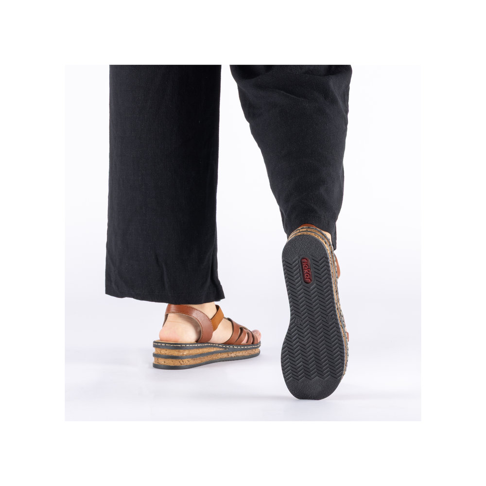 Rieker Skinnsandal Brun  - 10