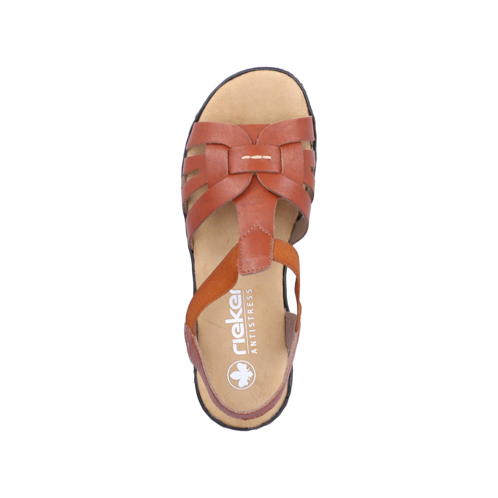 Rieker Skinnsandal Brun  - 4