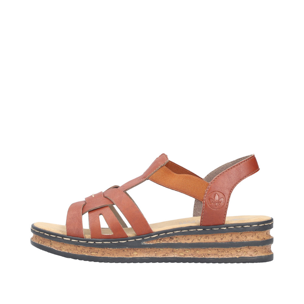 Rieker Skinnsandal Brun  - 5