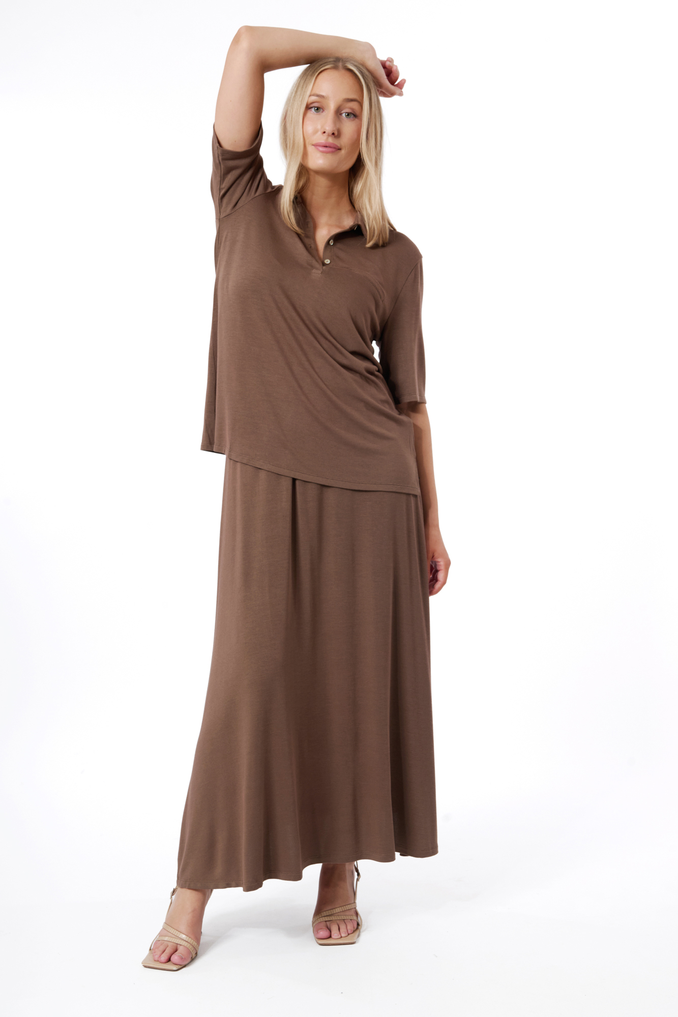 Leonie top  latte - 2