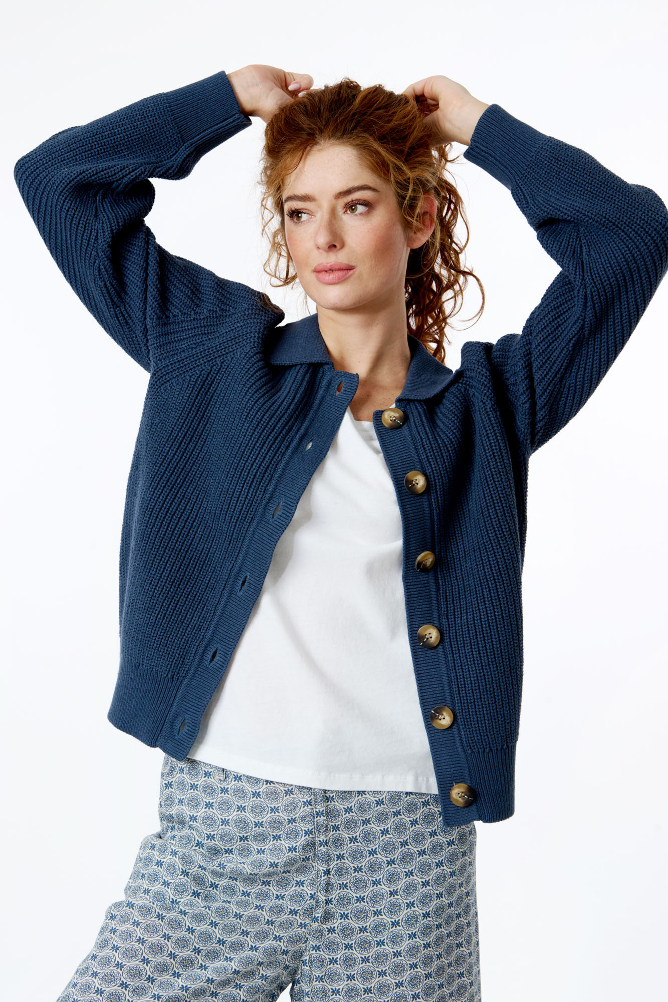 Kitty cardigan  iris