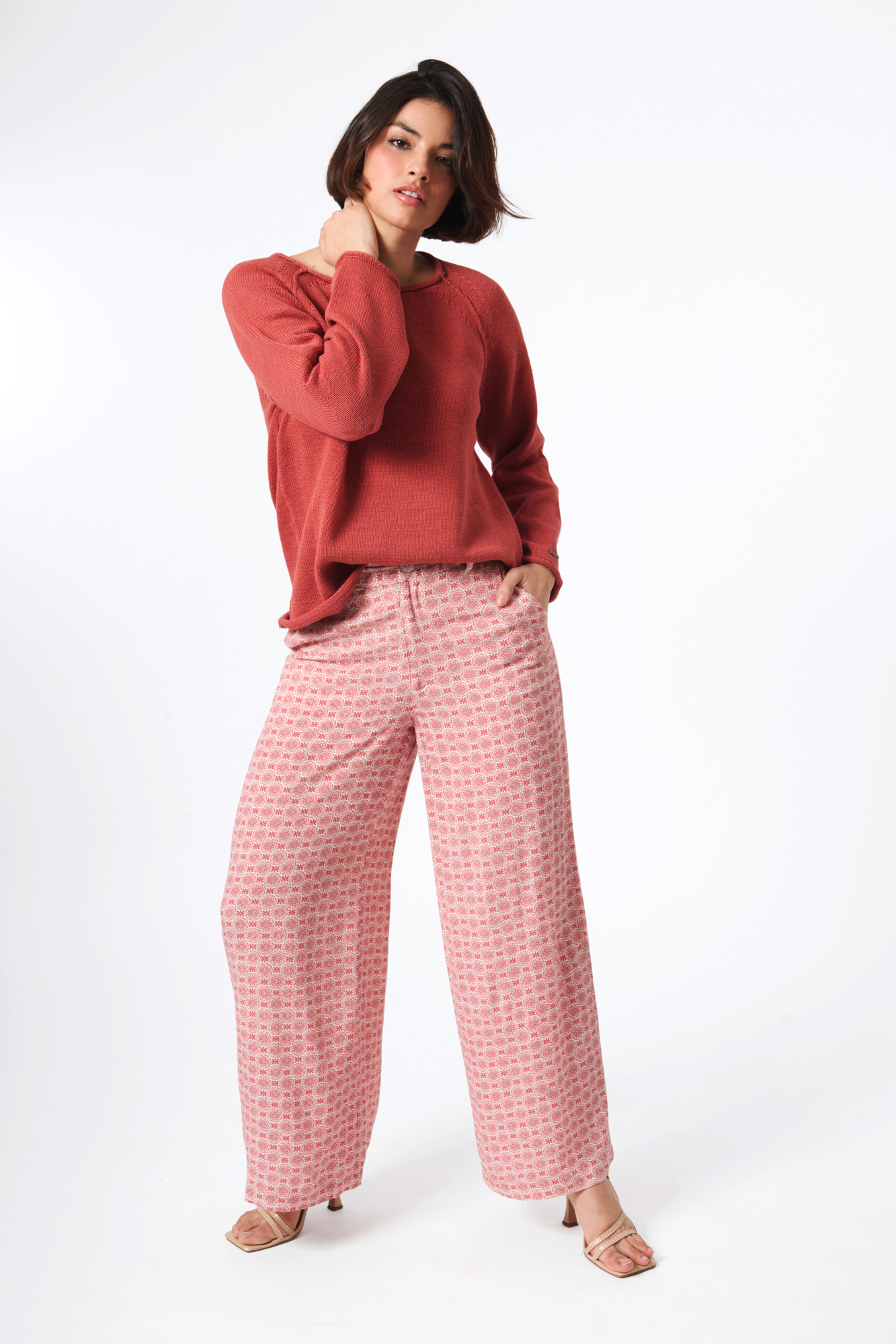 Kaspara jumper  terracotta - 3