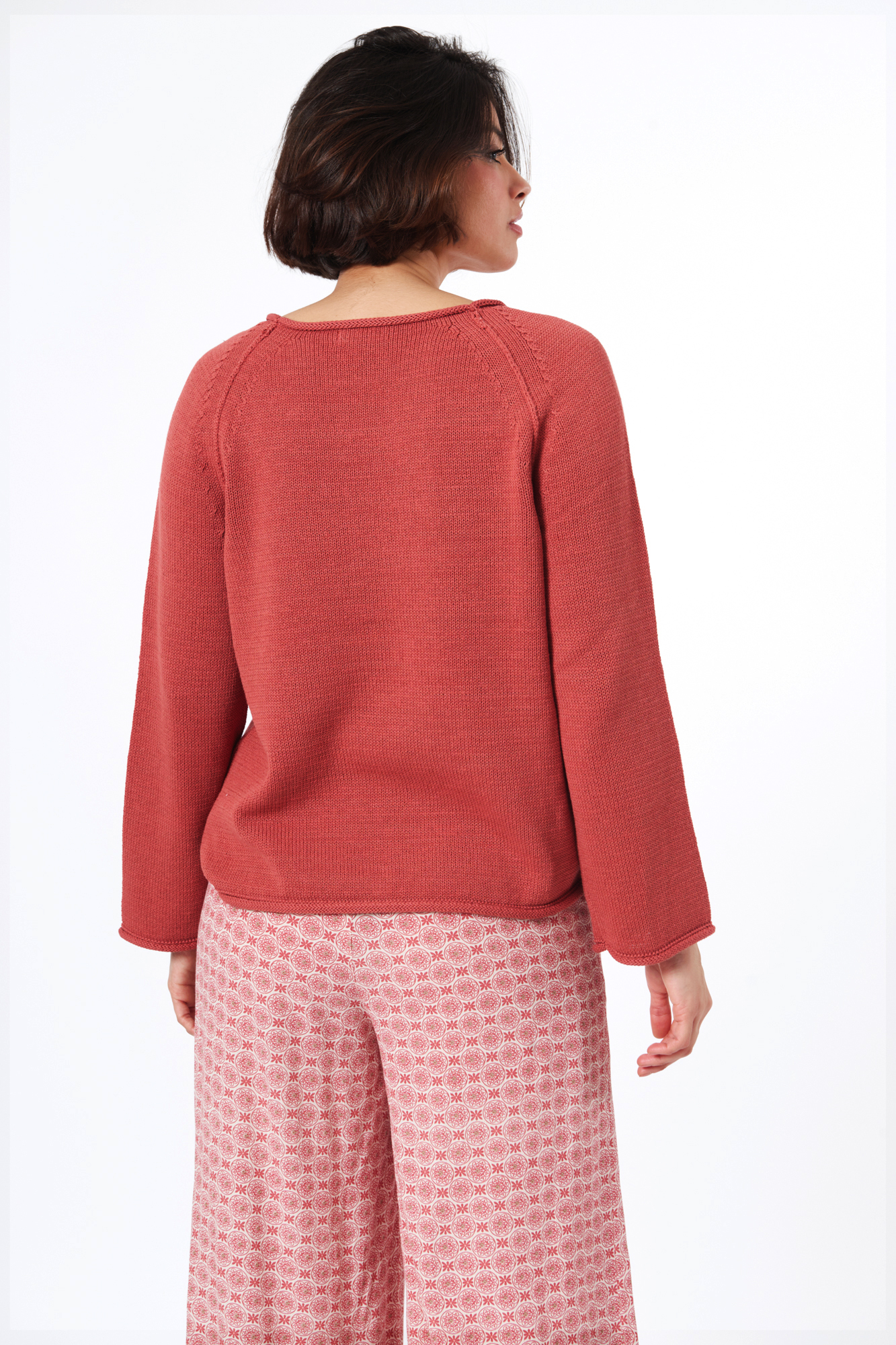 Kaspara jumper  terracotta - 5