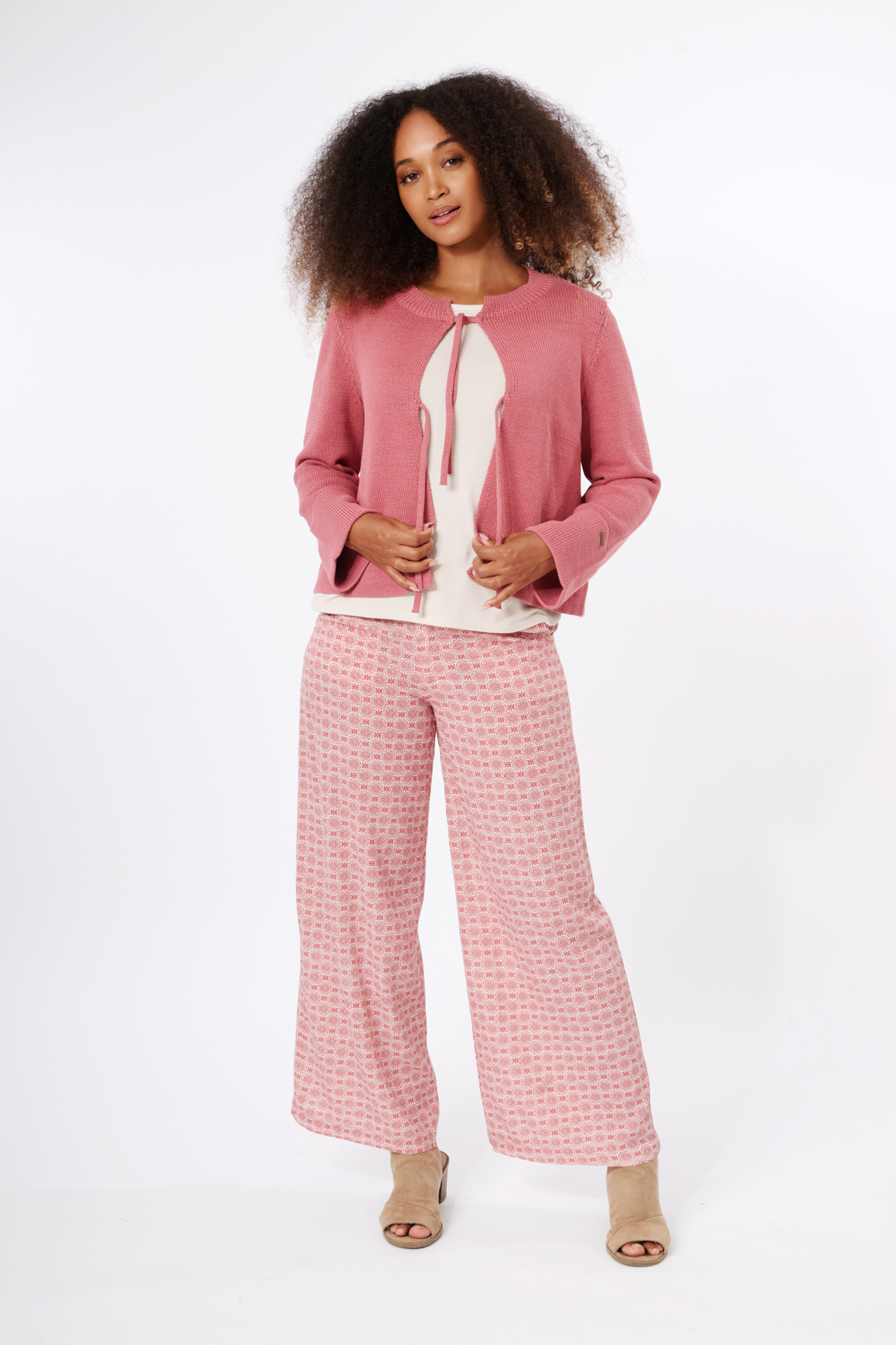 Klara cardigan  peony