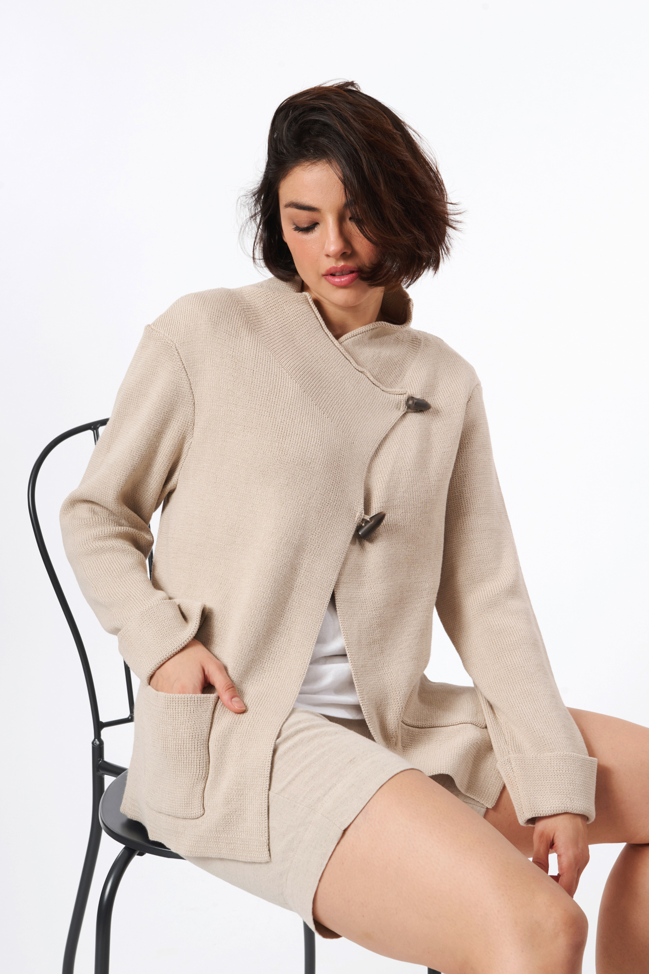 Katja cardigan  linne - 6