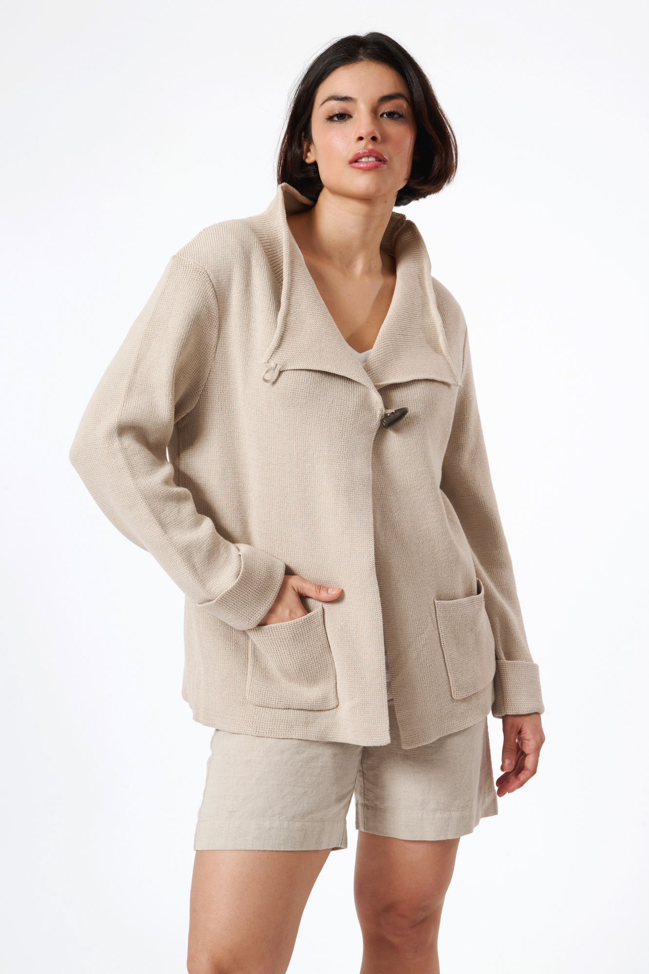 Katja cardigan  linne - 3