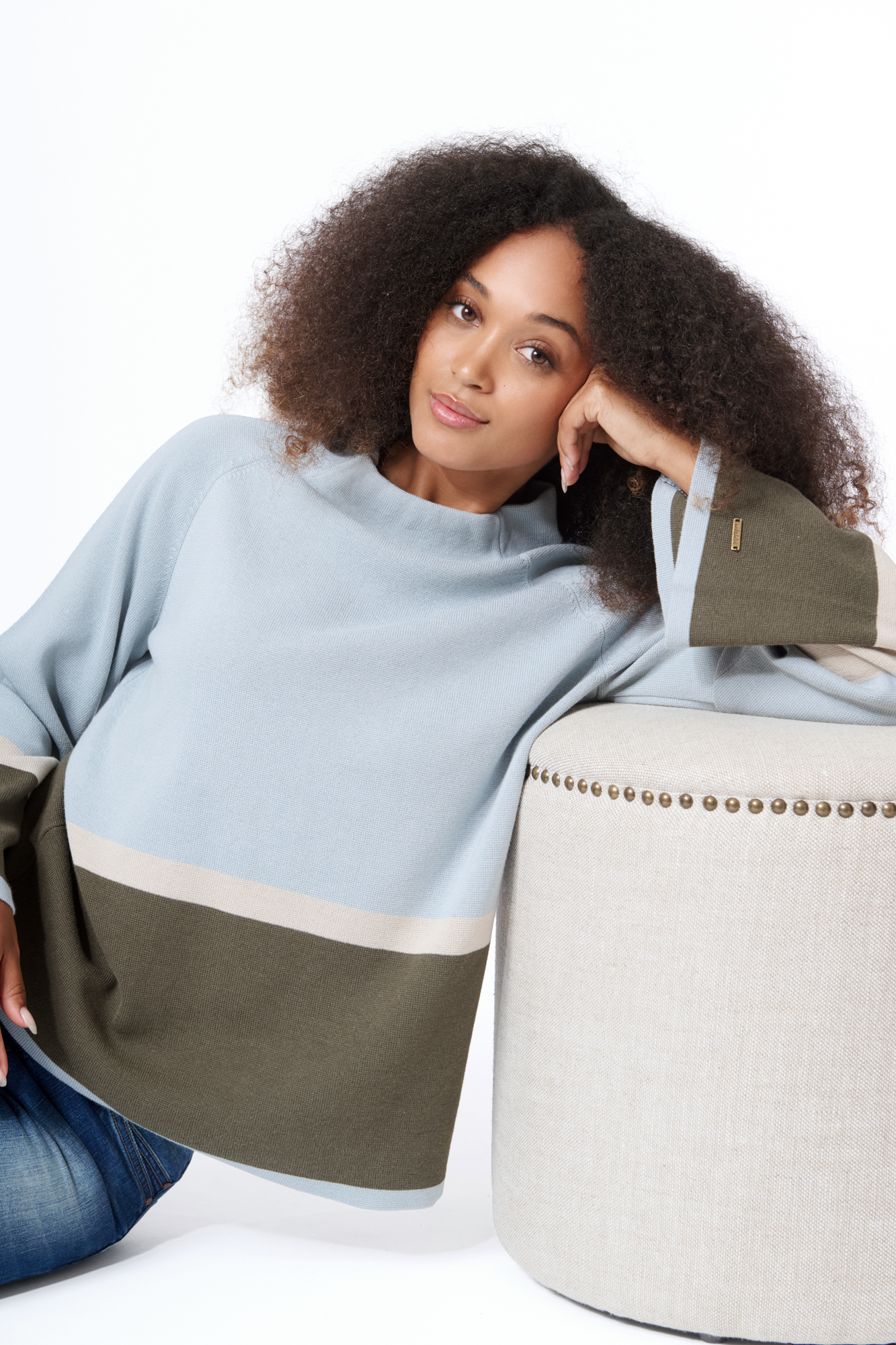 Katrin jumper  aqua