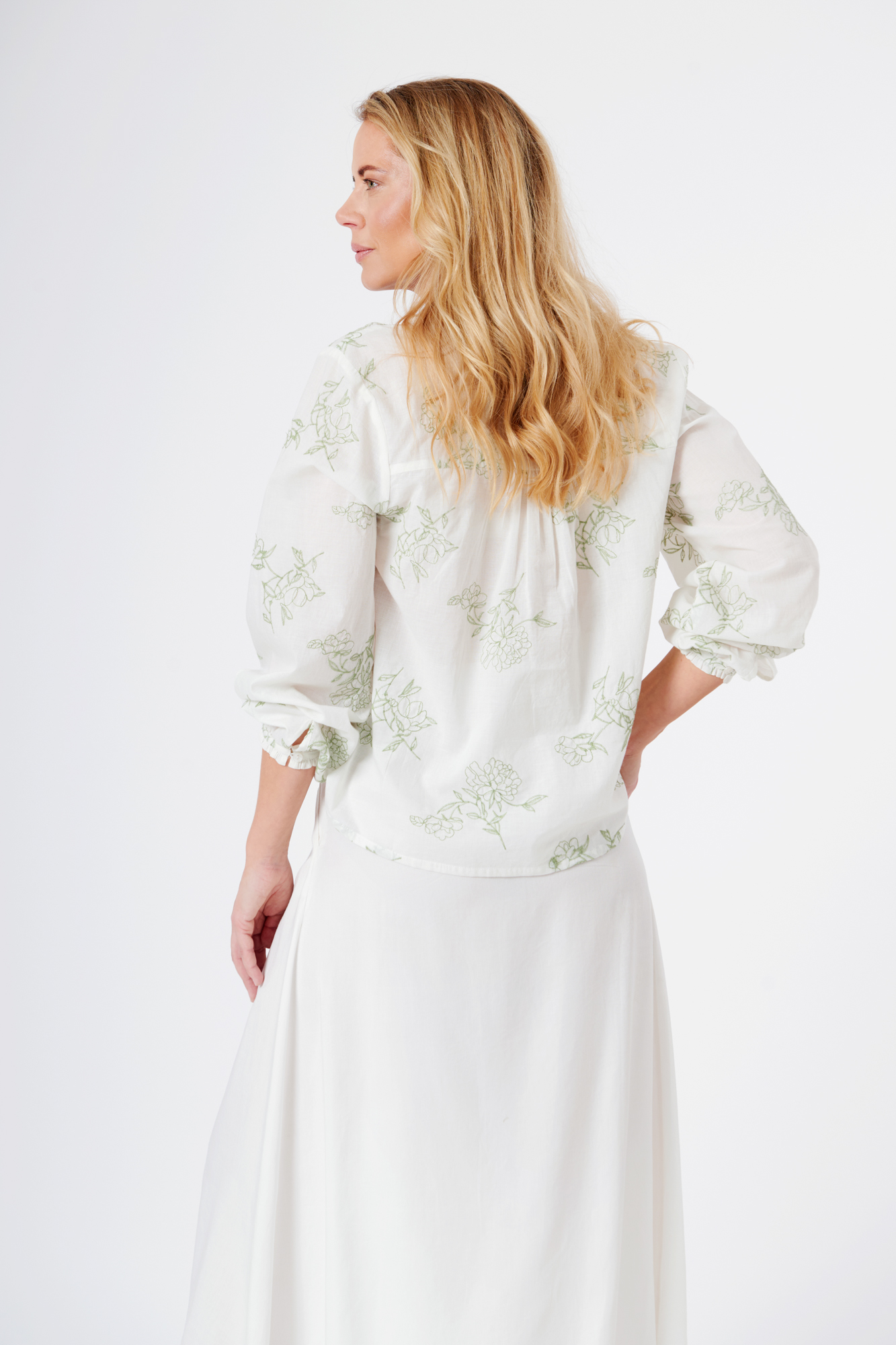 Jenine blus  oyster - 4