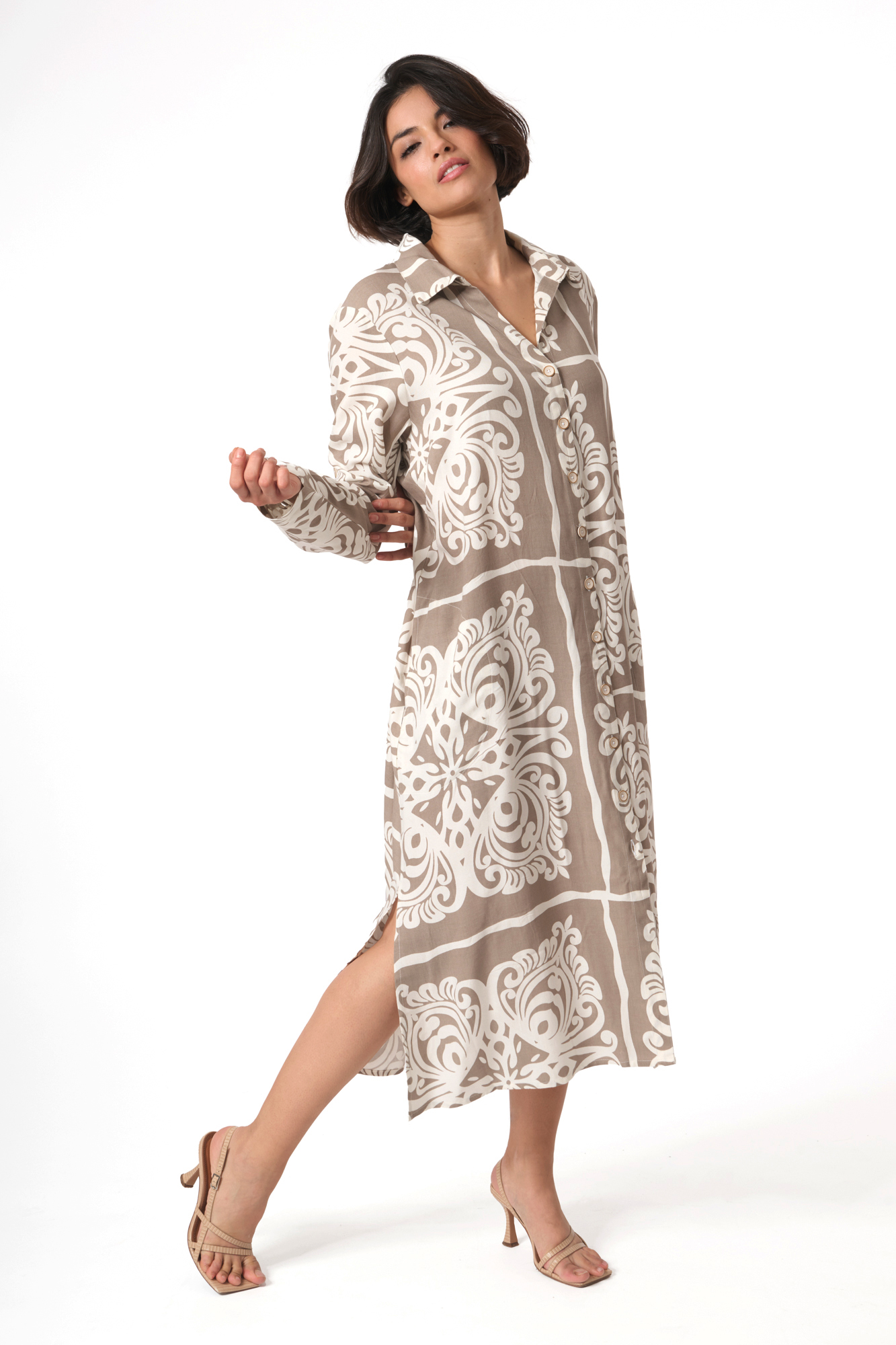 Joline dress  clay
