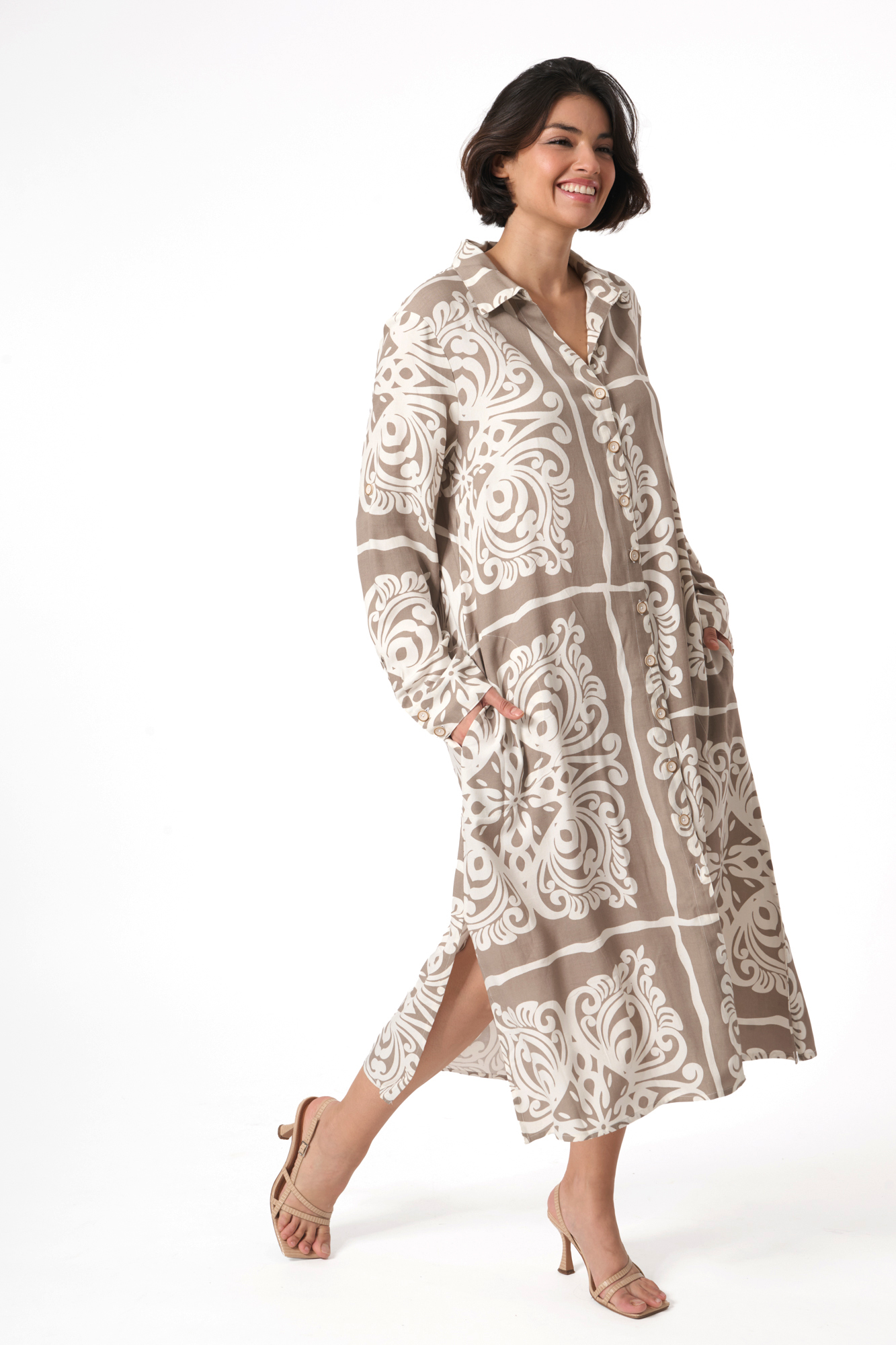 Joline dress  clay - 2