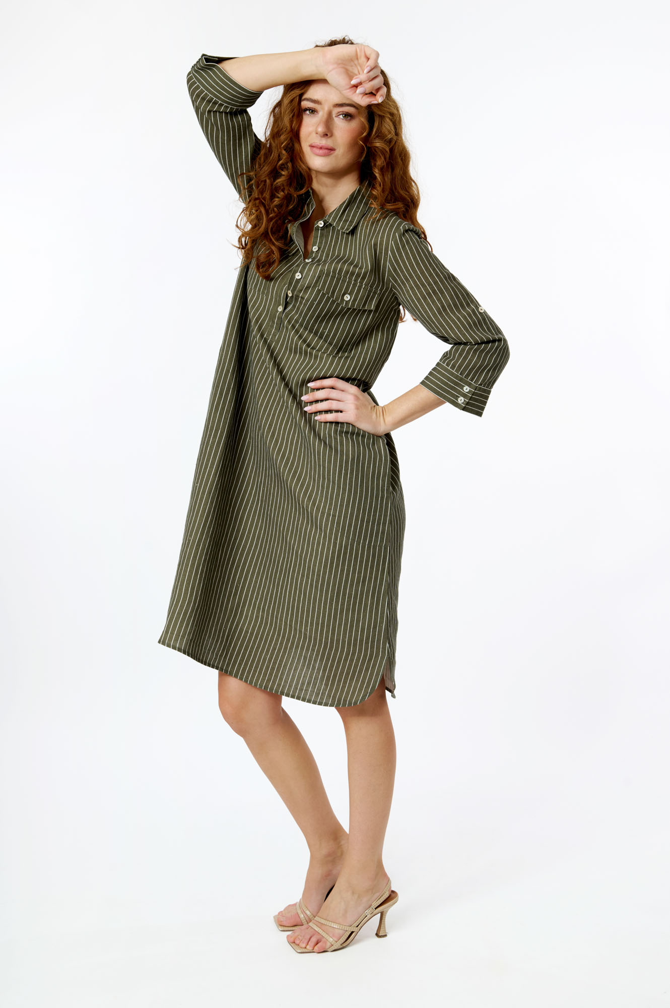 Jessie dress  evergreen